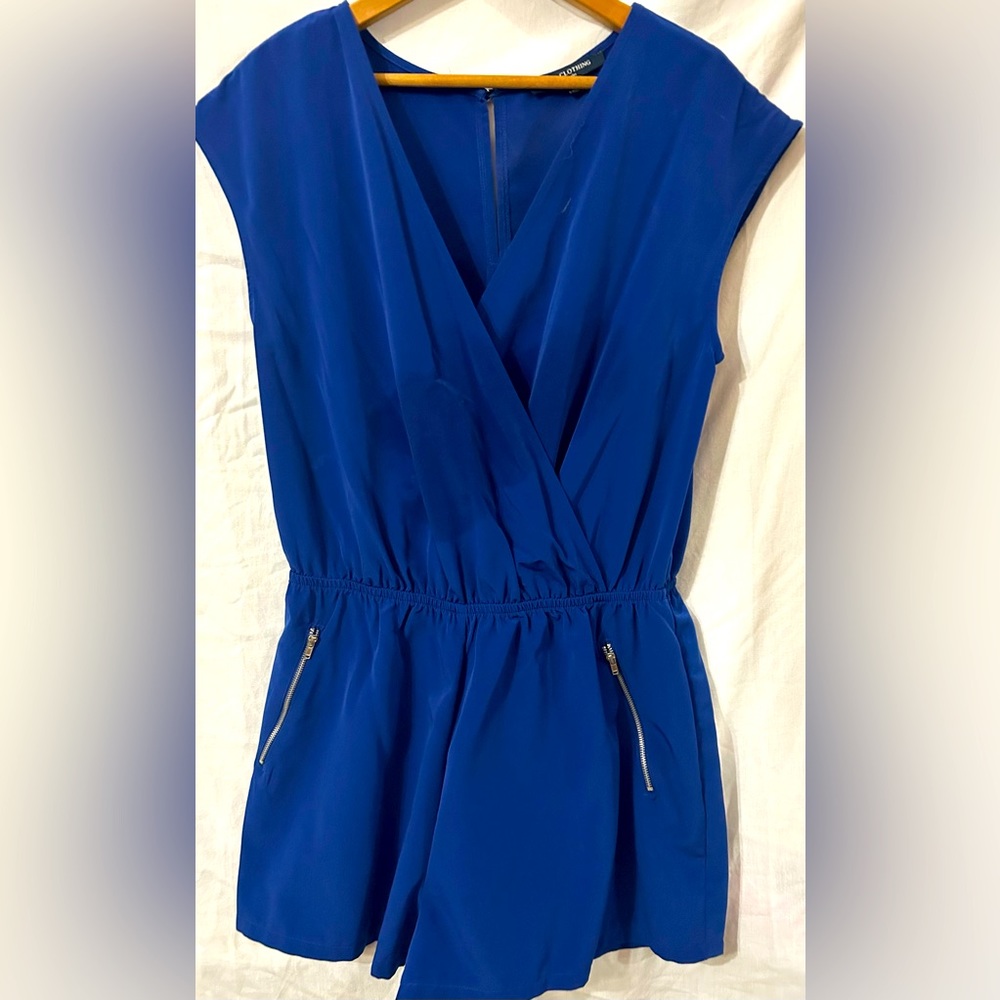 Women’s romper shorts in pockets
